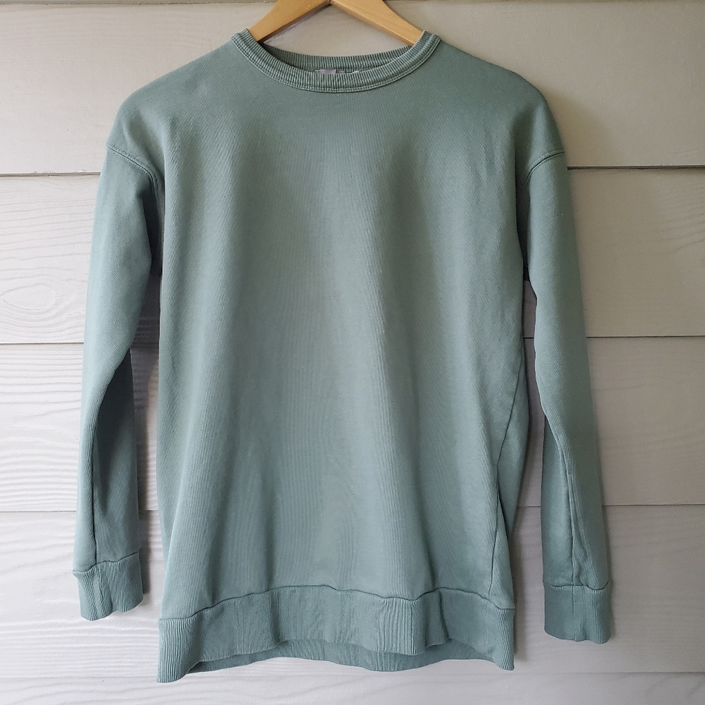 ASOS Seafoam Green Lightweight Pullover Sweatshirt